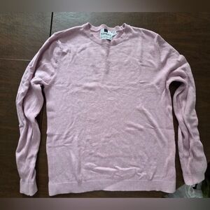 Topman Light Pink Men's L Longsleeve Light Sweatshirt